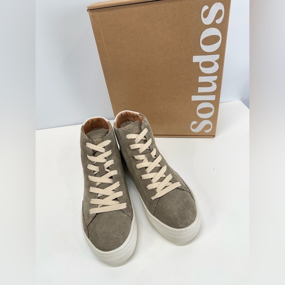 SOLUDOS Sage IBIZA High-Top Sneakers size 8.5 - Picture 2 of 8